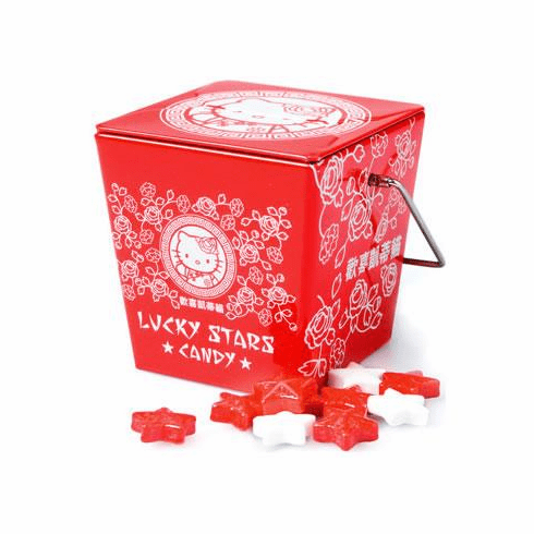 Hello Kitty Lucky Stars Candy Tin