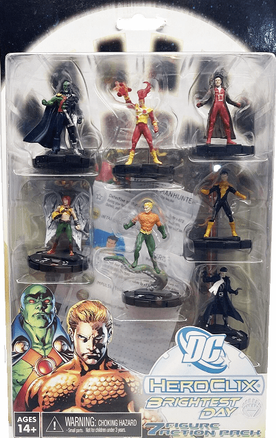 Heroclix DC Brightest Day 7 Figure Action Pack