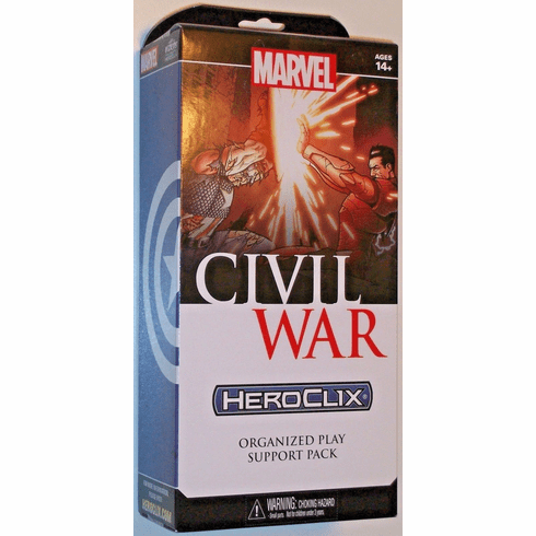 Heroclix Marvel Civil War Organized Play Support Pack