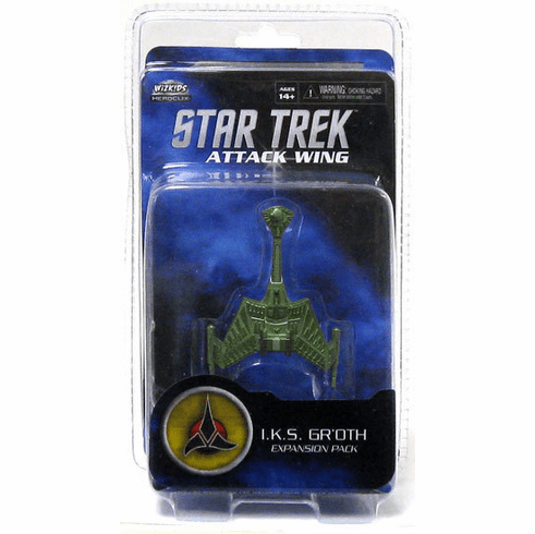 Heroclix Star Trek Attack Wing Klingon I.K.S. Gr'oth Expansion Pack