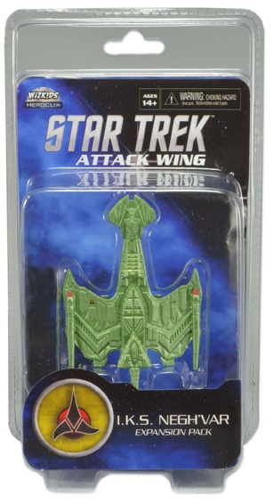 Star Trek Attack Wing: Klingon I.K.S. Kronos One Expansion Pack - Board Game For 2+ Players