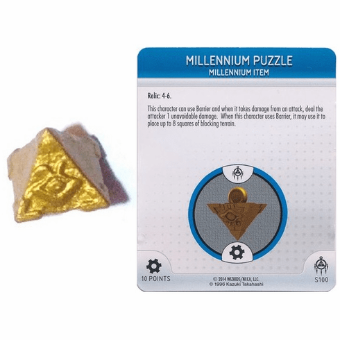 Heroclix Yu-Gi-Oh Millennium Puzzle #S100