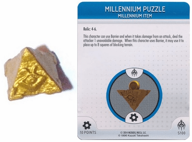 Heroclix Yu-Gi-Oh Millennium Puzzle #S100