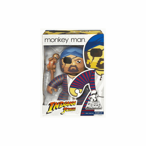 Indiana Jones Mighty Muggs Monkey Man Figure
