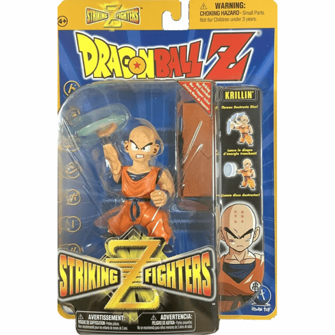 Irwin Toys Dragonball Z Striking Z Fighters Krillin Figure