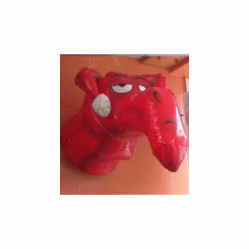 Jeff Smith Bone Inflatable Red Dragon Head