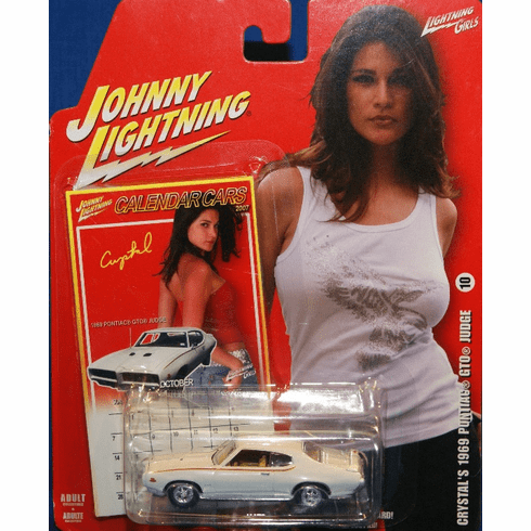 Johnny Lightning 2007 Calendar Girls Crystal 1969 Pontiac GTO Car