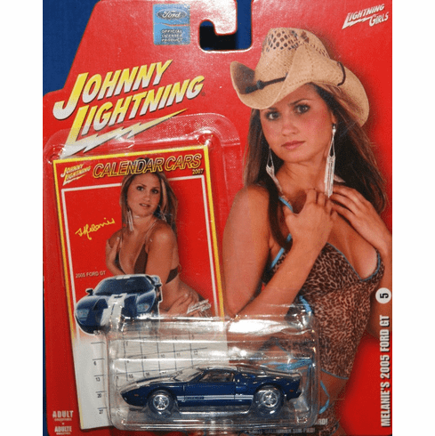 Johnny Lightning 2007 Calendar Girls Melanie 2005 Ford GT Car