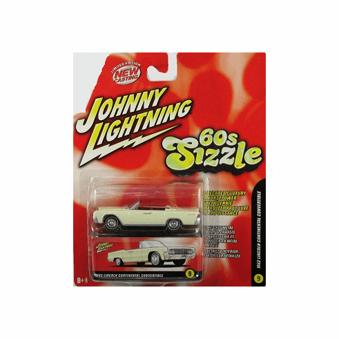 Johnny Lightning 60's Sizzle 1962 Lincoln Continental Convertible Car