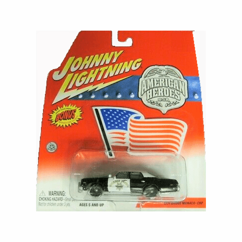 Johnny Lightning American Heroes 1974 Dodge Monaco-CHP Car