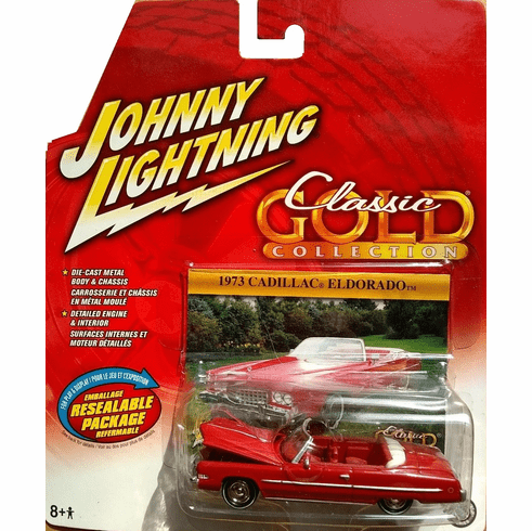 Johnny Lightning Classic Gold 1973 Cadillac Eldorado Die Cast Car