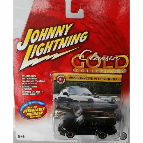 Johnny Lightning Classic Gold 1986 Porsche 911 Carrera Car