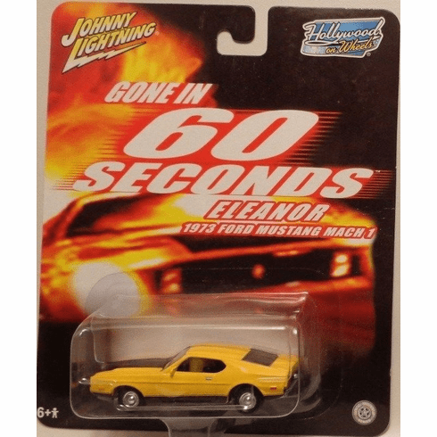 Johnny Lightning Hollywood on Wheels 1973 Ford Mustang Mach 1 Car