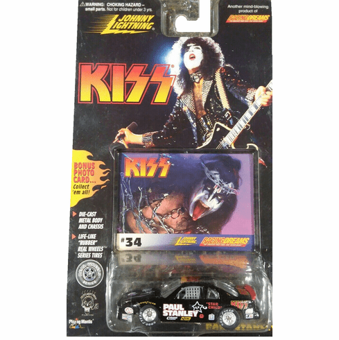 Johnny Lightning KISS Paul Stanley NASCAR Car