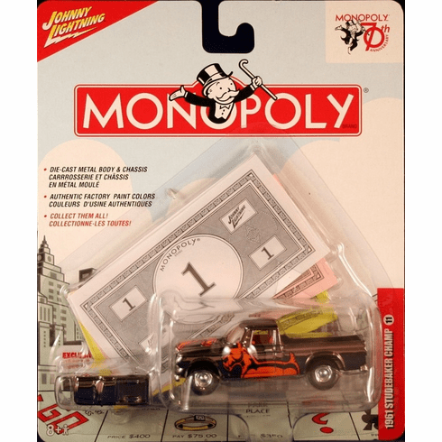 Johnny Lightning Monopoly 70th Anniversary 1961 Studebaker Champ Truck