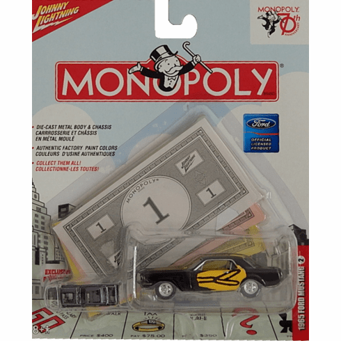 Johnny Lightning Monopoly 70th Anniversary 1965 Ford Mustang Die Cast Car