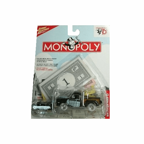 Johnny Lightning Monopoly 70th Anniversary 1978 Dodge Pickup Die Cast Truck