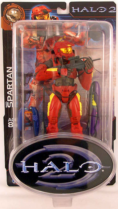 Joyride Halo 2 Limited Edition Red Spartan with Yellow Stripes Figure