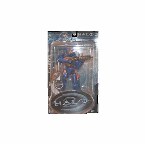 Joyride Halo 2 Series 3 Blue Spartan Orange Stripes Action Figure