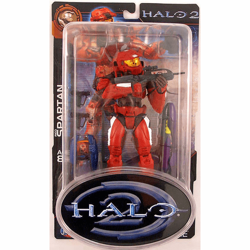 Joyride Halo 2 Series 4 Red Spartan White Stripes Figure