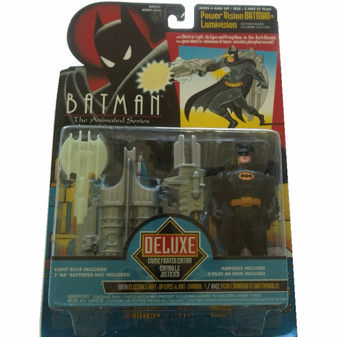 Kenner Batman Animated Series Crime Fighter Power Vision Batman Figure