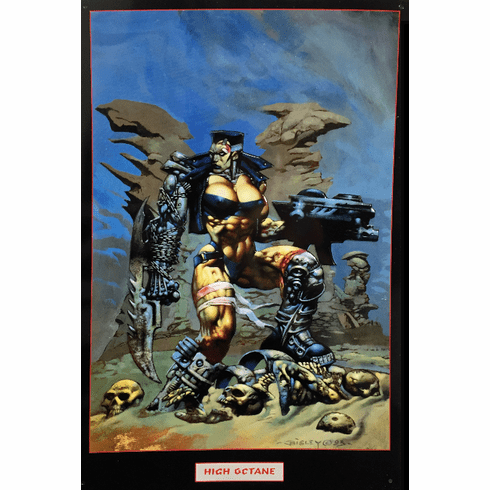 Kitchen Sink Press High Octane Metal Poster