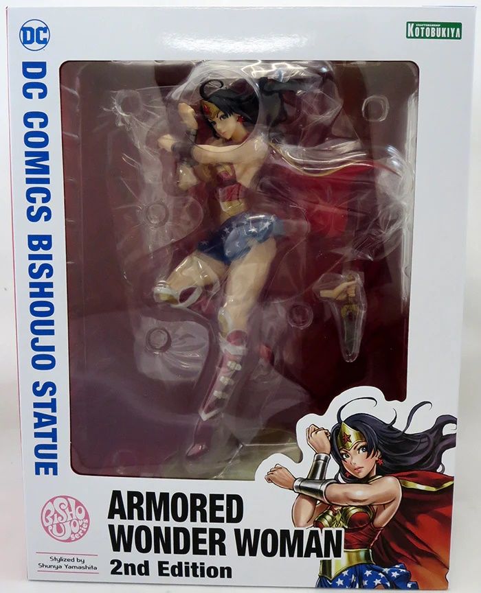 Kotobukiya DC Comics Armored Wonder Woman Bishoujo 2nd Edition Statue