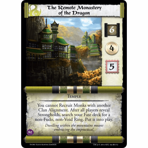 L5R Ivory Edition Remote Monastery of the Dragon Demo Deck