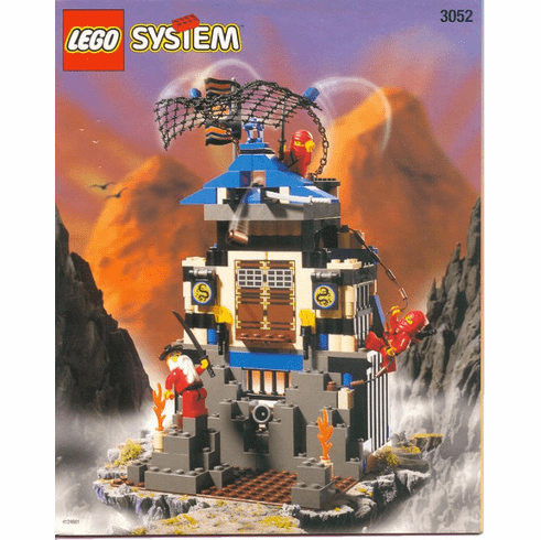 Lego 3052 Ninja Fire Fortress Box Set