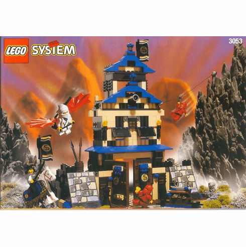 Lego 3053 Ninja Emperor's Stronghold Castle Box Set