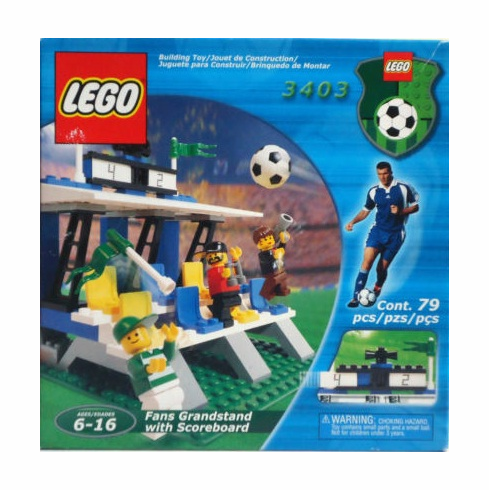 Lego 3403 Sports Fan's Grandstand with Scoreboard Set
