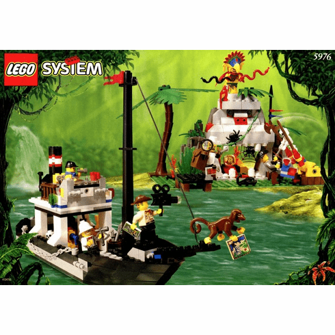 Lego 5976 Adventurers Jungle River Expedition Set