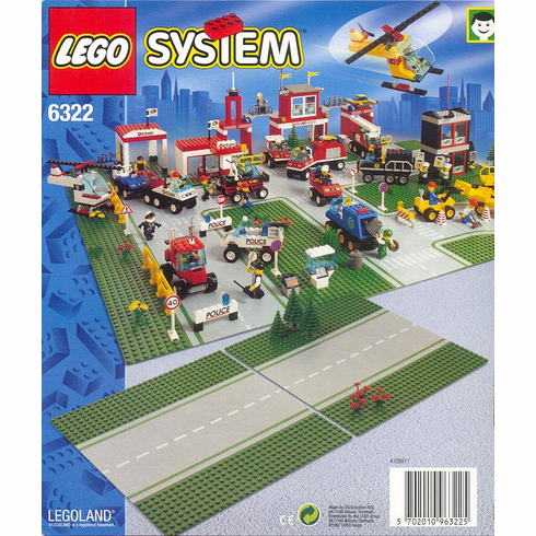 Lego 6322 Straight Road Plates