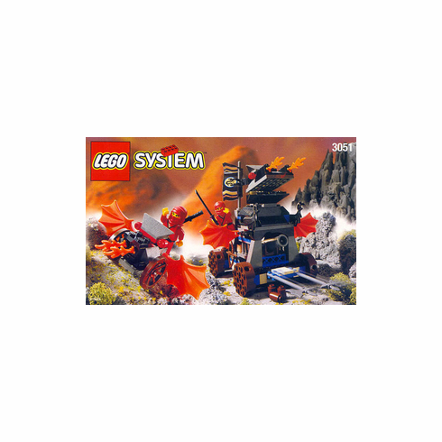 Lego Ninja 3051 Blaze Attack Set