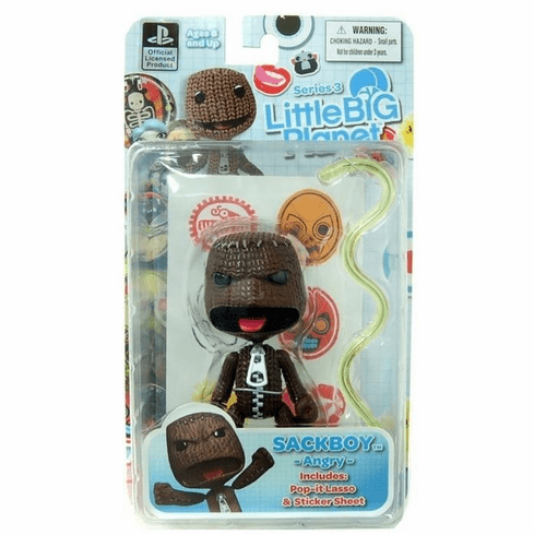 NECA Little Big Planet Sackboy Angry Figure