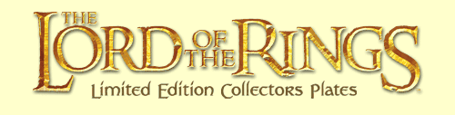Lord of the Rings Collector Plates