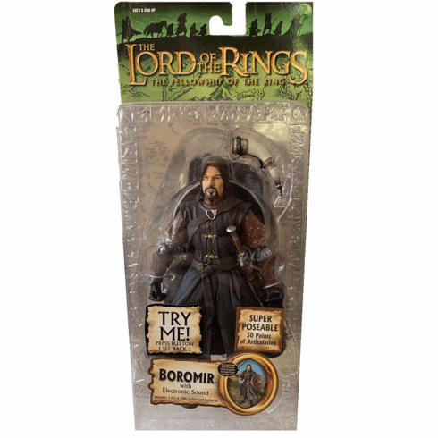 Lord of the Rings Fellowship Electronic Sound Boromir Figure