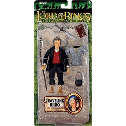 Lord of the Rings Fellowship of the Ring Traveling Bilbo Action Figure