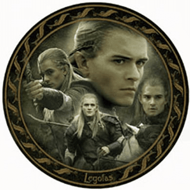 Lord of the Rings Return of the King Legolas Collector Plate