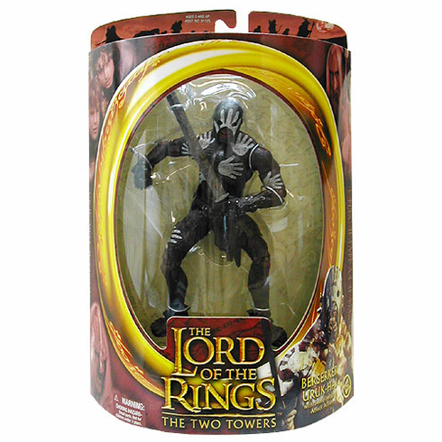 Lord of the Rings Two Towers Berserker Uruk-Hai Action Figure