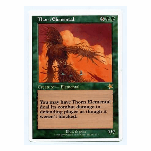 Magic The Gathering Thorn Elemental Oversize Card