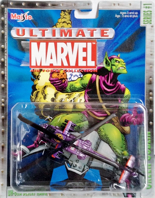 Maisto Ultimate Marvel Green Goblin UH-60A Desert Hawk Helicopter