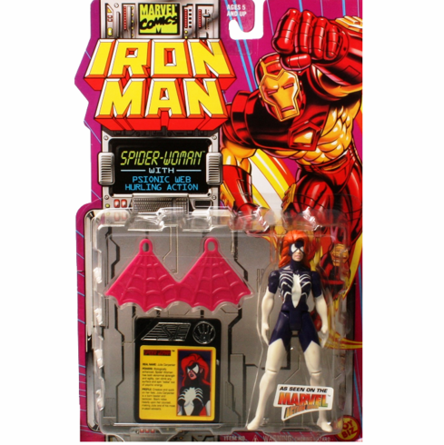 Marvel Action Hour Iron Man Spider-Woman Figure