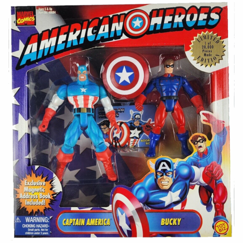Marvel American Heroes Captain America and Bucky Box Set
