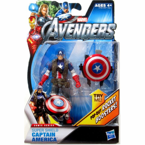 Marvel Avengers Comic Series Super Shield Captain America Figure