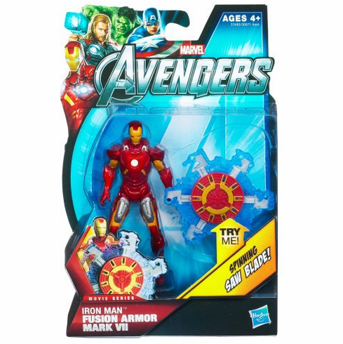 Marvel Avengers Movie Series Fusion Armor Mark VII Iron Man Figure