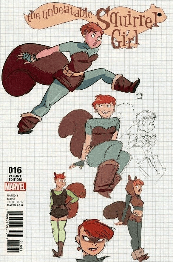 Marvel Comics 2015 Unbeatable Squirrel Girl #16 Retailer Incentive Variant Comic Book