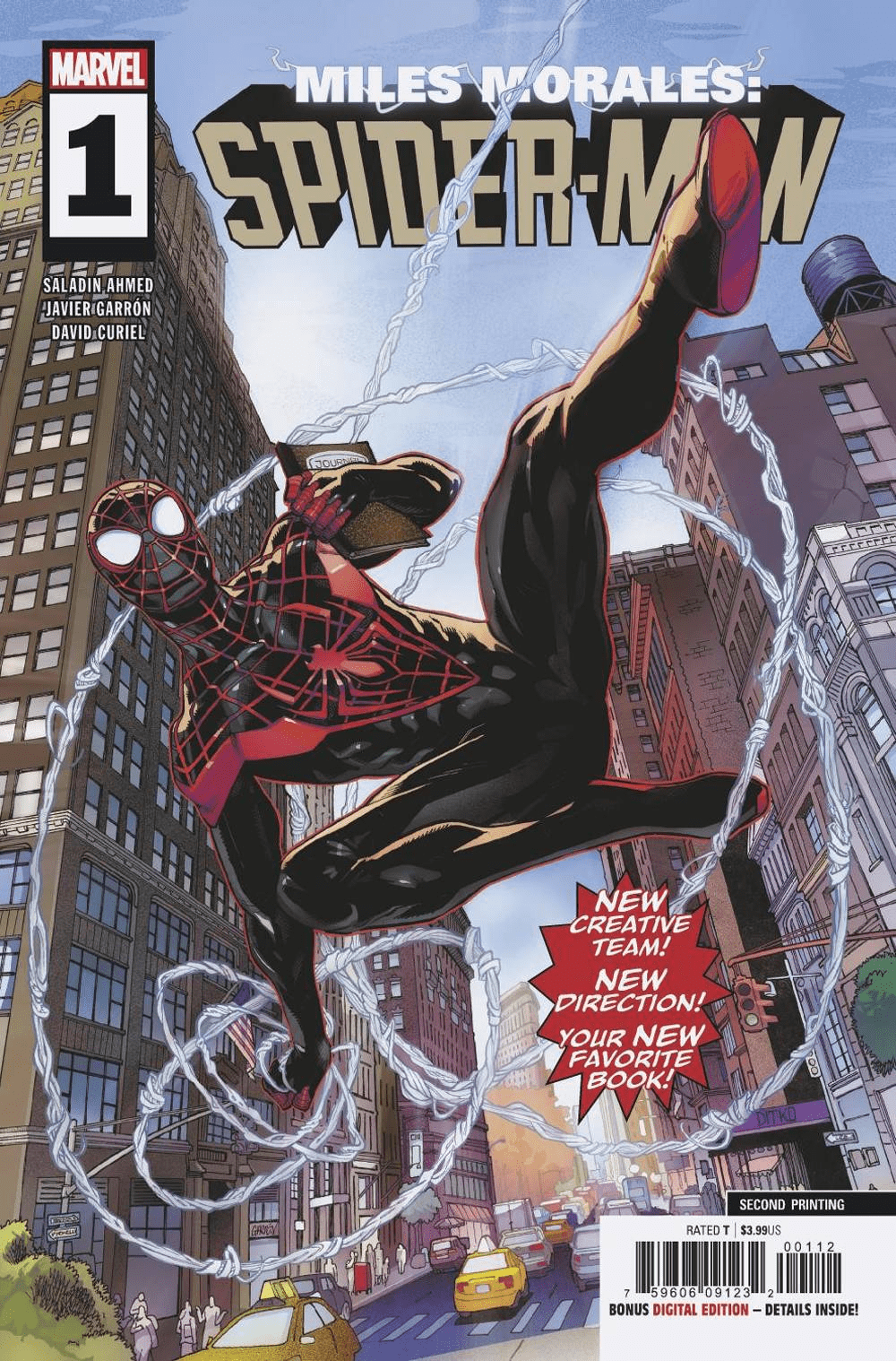 Marvel Comics 2019 Miles Morales Spider-Man #1 2nd Printing Comic Book