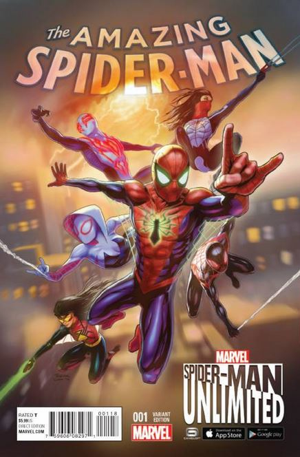 Marvel Comics Amazing Spider-Man #1 Game Variant Cover Comic