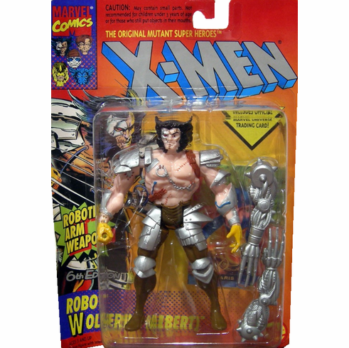 Marvel Comics X-Men Robot Wolverine Figure